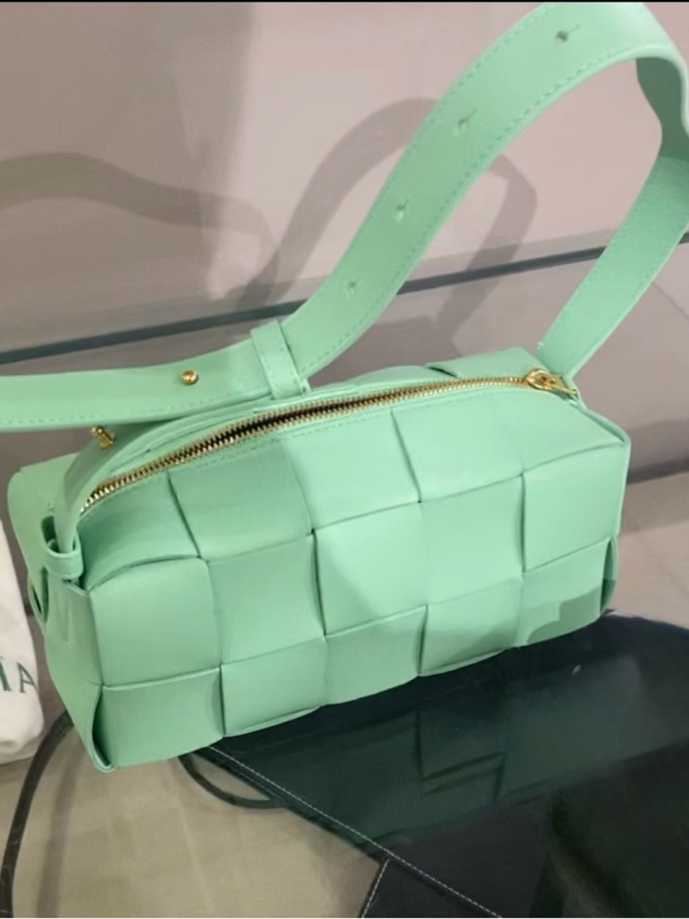 ** NWT ** BOTTEGA VENETA leather Brick Cassette Bag
